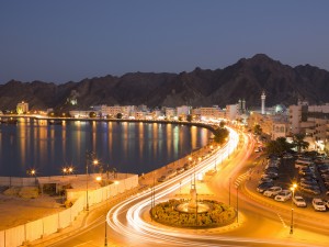 Il porto di fronte alla città vecchia nel distretto di Mutrah a Muscat, Oman (Afp)