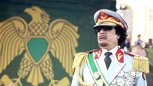 Il leader della Jamahiriyya Muammar Gheddafi (1942 - 2011)
